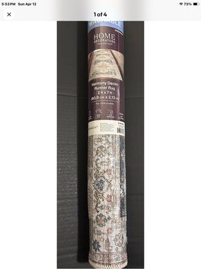 Home Decorators Collection "Harmony Denim" Runner Rug - Multi Blue